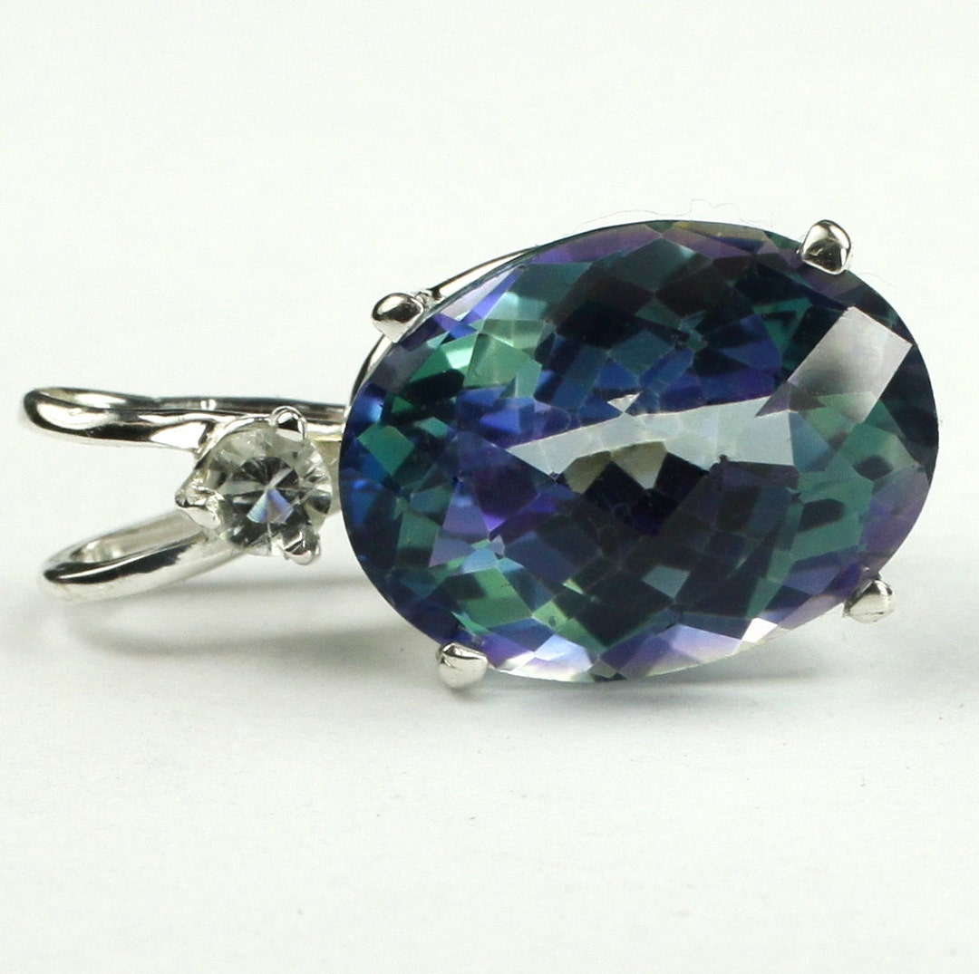 Neptune Garden Topaz 925 Sterling Silver Pendant SP018 Etsy
