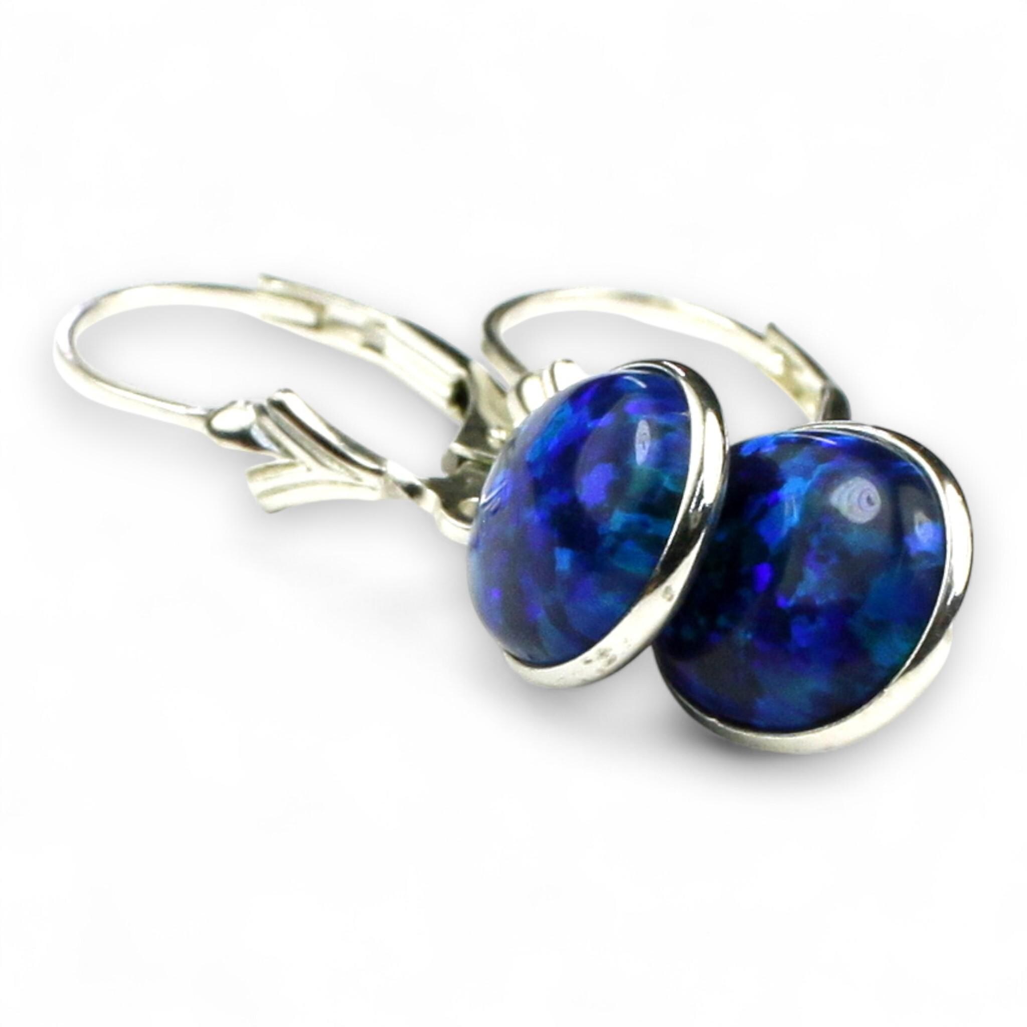 Grandi orecchini a goccia in opale, citrino e peridoto, in argento sterling 925 e oro / Regalo artigianale unico per lei - Italia