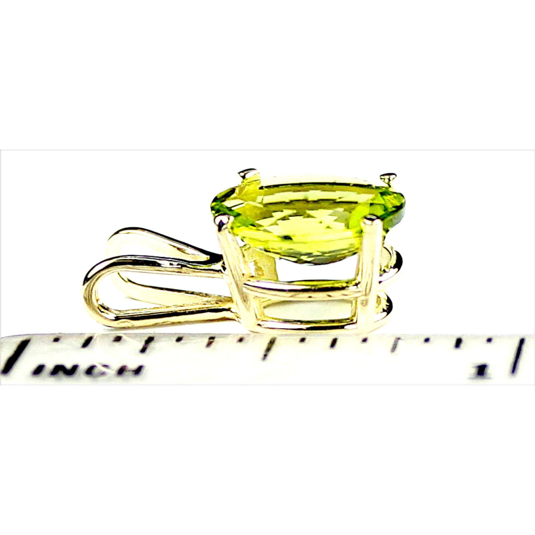 ペリドット、14KYゴールドペンダント、P002 - Etsy 日本