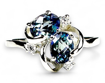 Neptune Garden Topaz, 925 Sterling Silver Ladies Ring, SR016