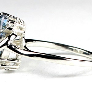 Neptune Garden Topaz, 925 Sterling Silver Ladies Ring, SR016 image 3