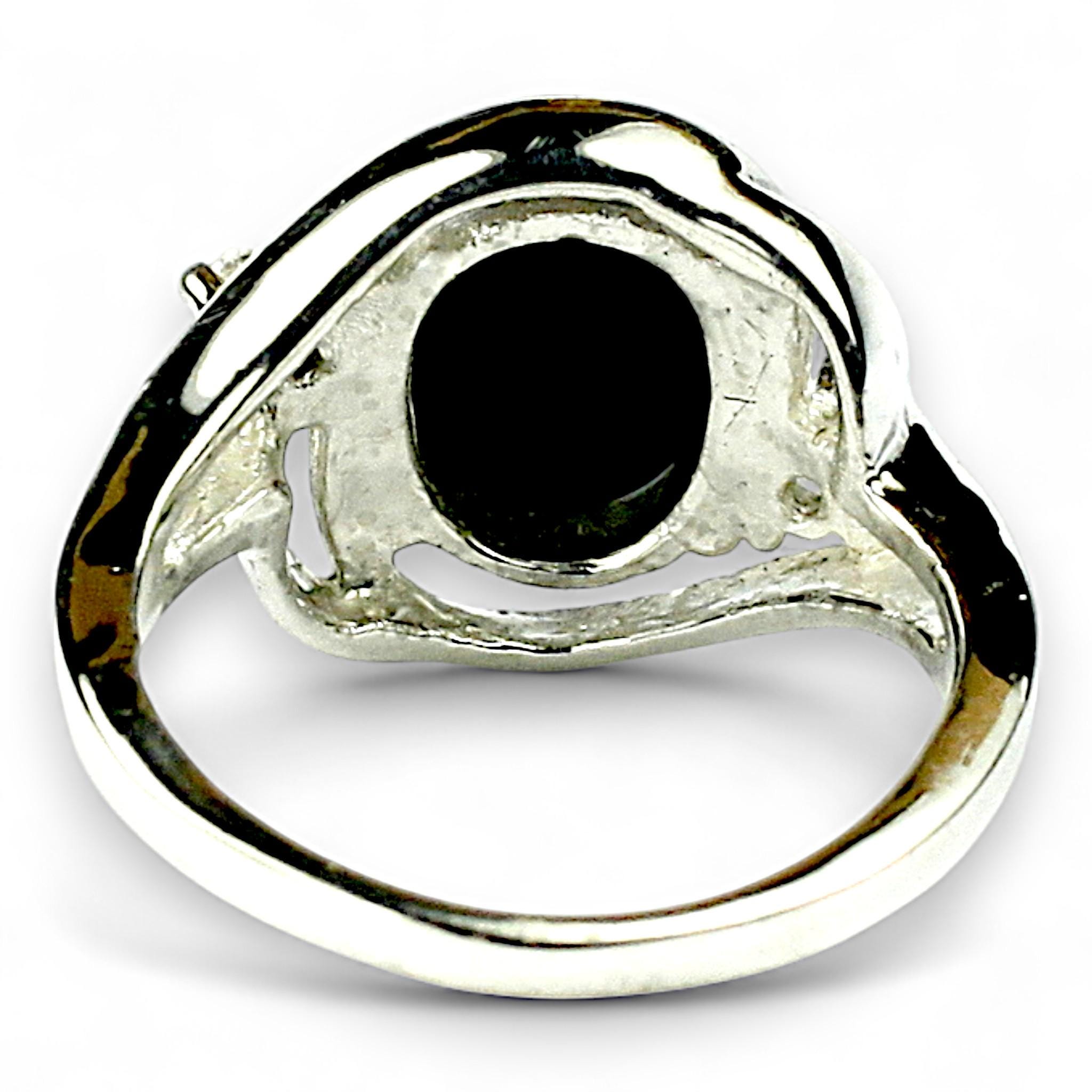 Black Onyx, 925 Sterling Silver Ladies Ring, SR021 - Etsy