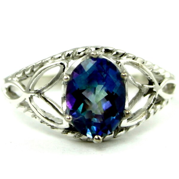 Neptune Garden Topaz, 925 Sterling Silver Ring, SR137