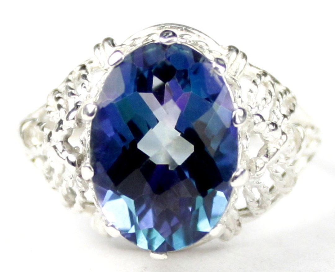 Neptune Garden Topaz 925 Sterling Silver Ring SR260 Etsy