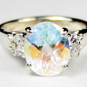 Mercury Mist Topaz, 925 Sterling Silver Ring, SR123