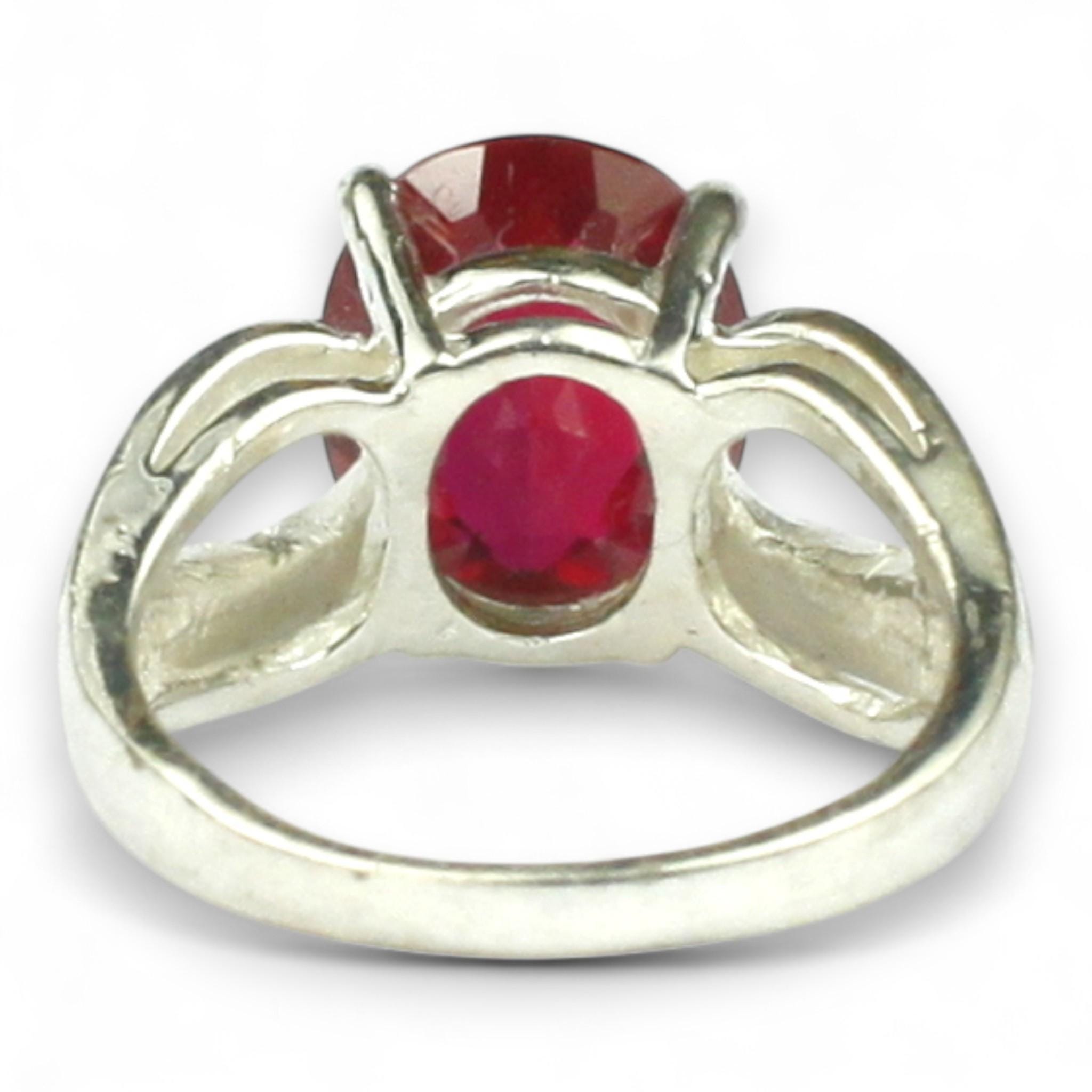 Ruby, 925 Sterling Silver Ladies Ring, SR361 - Etsy Canada
