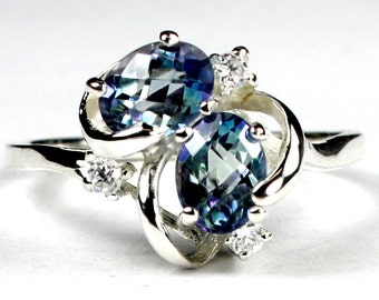 Neptune Garden Topaz, 925 Sterling Silver Ladies Ring, SR016