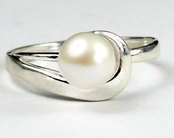 Pearl, 925 Sterling Silver Ring, SR340