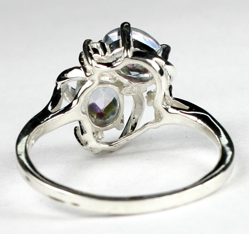 Neptune Garden Topaz, 925 Sterling Silver Ladies Ring, SR016 image 4