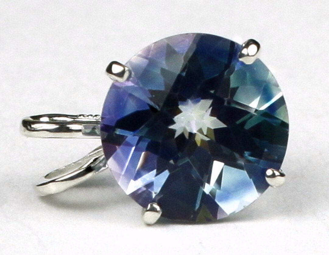 Neptune Garden Topaz, 925 Sterling Silver Pendant, SP089 Etsy
