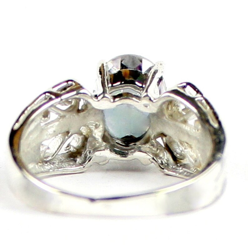 925 Sterling Silver Ring Mystic Fire Topaz SR281