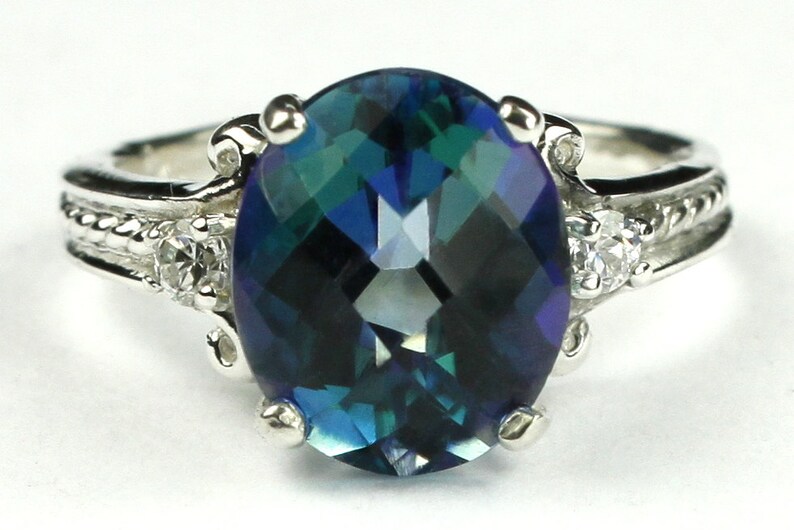 Neptune Garden Topaz 925 Sterling Silver Ring SR136 Etsy