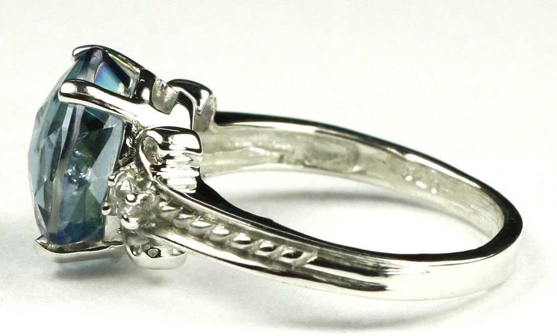 Neptune Garden Topaz 925 Sterling Silver Ring SR136 Etsy