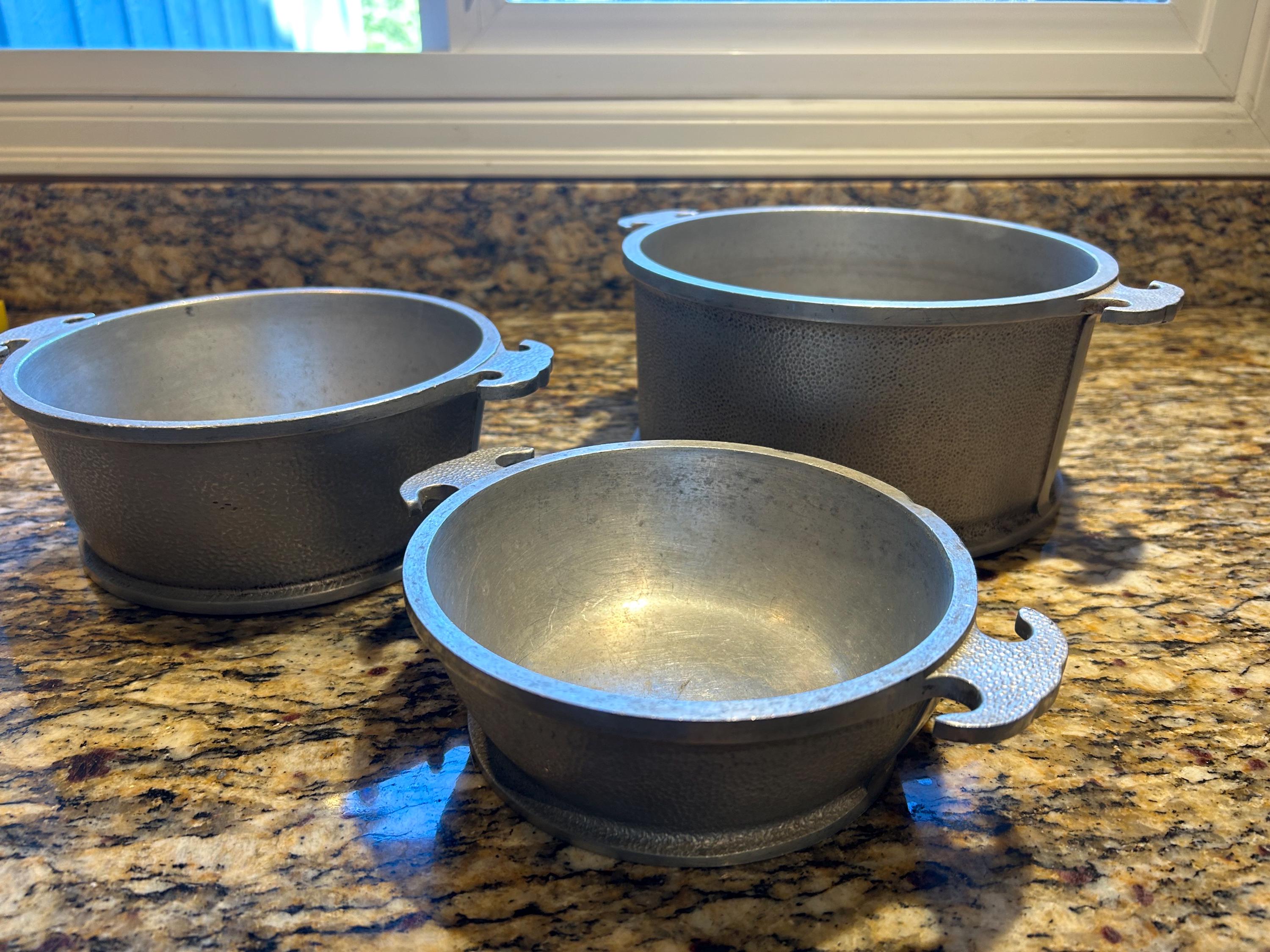 Guardian Service Cookware Set: 3 Pots - 1/2 ,1 and 2 Quart - Etsy