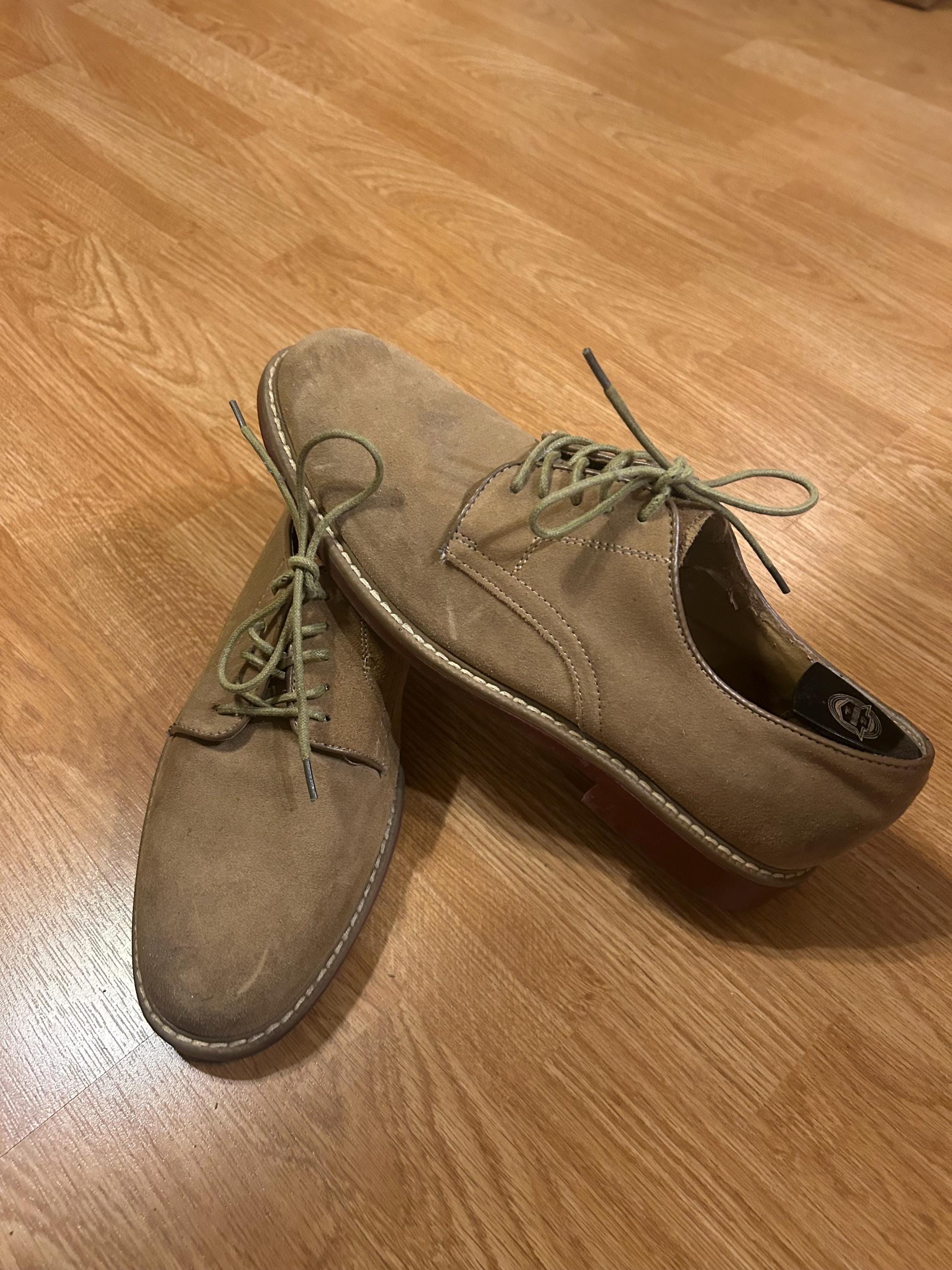 Mens Hush Puppies Beige Suede‎ Oxford Style Shoes Size 12-13 Hush Puppies Suede Shoes Men main image 4