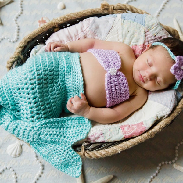 Newborn Mermaid Outfit