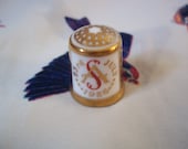 Royal Crown Derby Thimble Commemorating Royal Wedding 1986