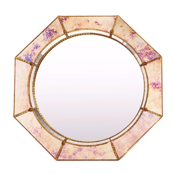 Pink Mosaic Mirror Etsy