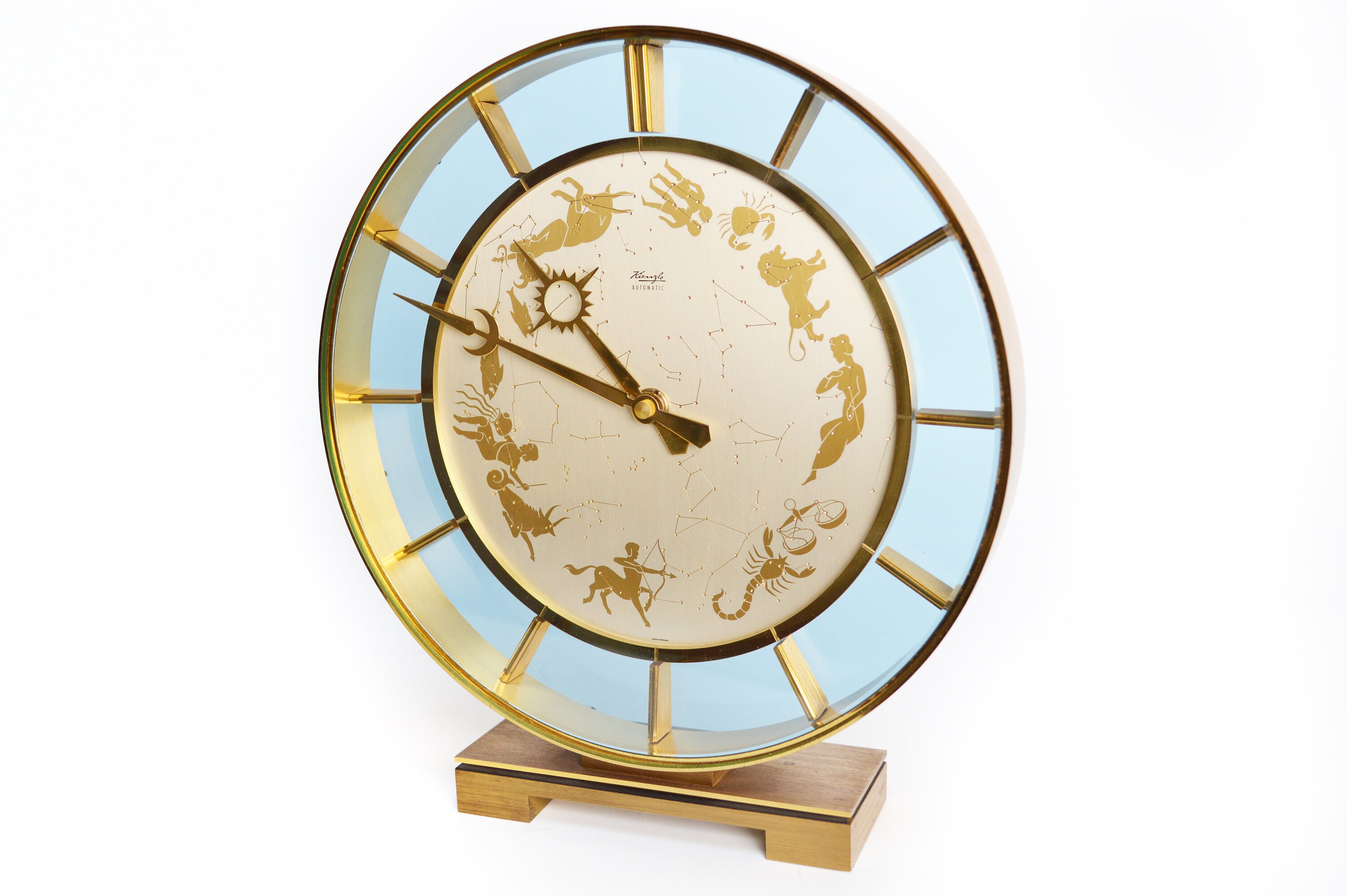 Zinzi Christmas Party 2022 2022 Sale Heinrich Moller Zodiac Desk Clock Kienzle 1950S | Etsy Australia