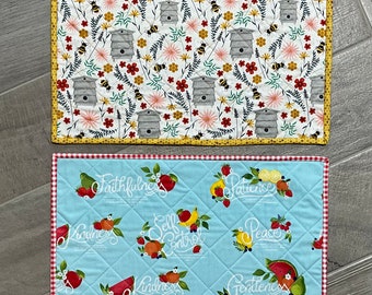 Spring/Summer Quilted Placemats