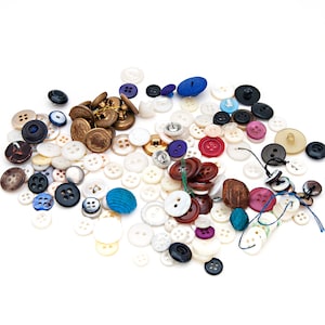 Buttons, Various Colors, Sizes and Types, Sewing Supply, Craft Supply