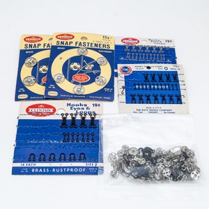 Sewing Hooks And Eyes Set,sew-on Snap Buttons, Diy Clothing Buttons,3  Styles Hook And Eye Closures Sewing Snaps Kit