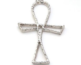 Unique Silver Cross, Hand Tooled