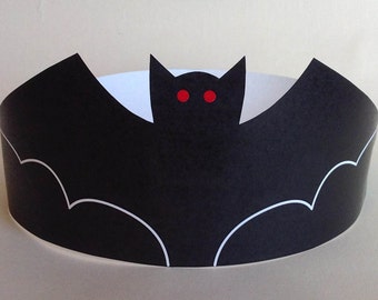 Bat Paper Crown - Printable