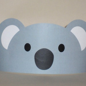 Koala Paper Crown - Printable
