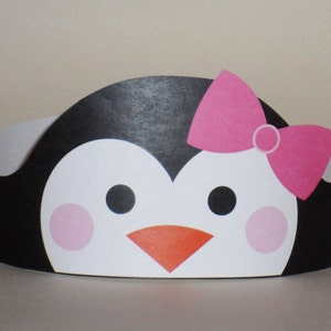Penguin Girl Crown - Printable