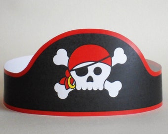 Pirate Paper Crown - Printable