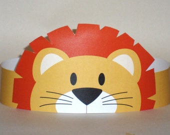 Lion Paper Crown - Printable