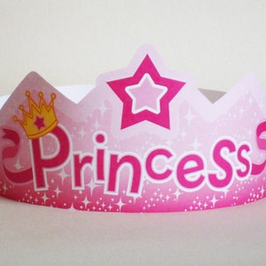 Princess Paper Crown - Printable