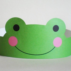 Frog Paper Crown - Printable