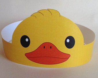 Duck Paper Crown - Printable
