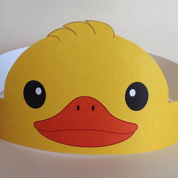 Duck Paper Crown - Printable