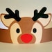 Reindeer Paper Crown - Printable - Etsy