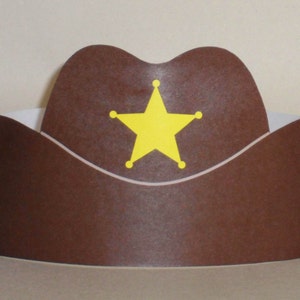 Corona di carta da cowboy - stampabile