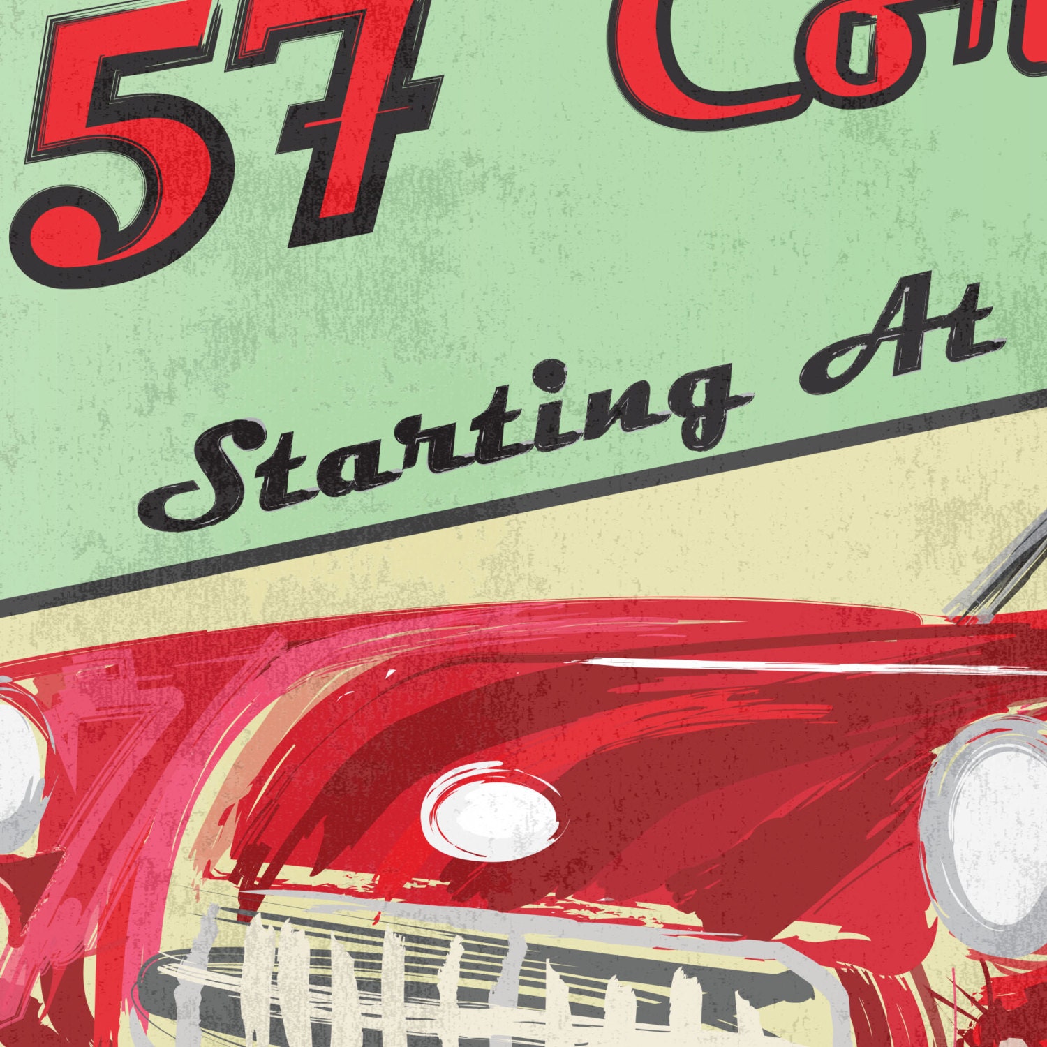 1957 Corvette Ad - Etsy
