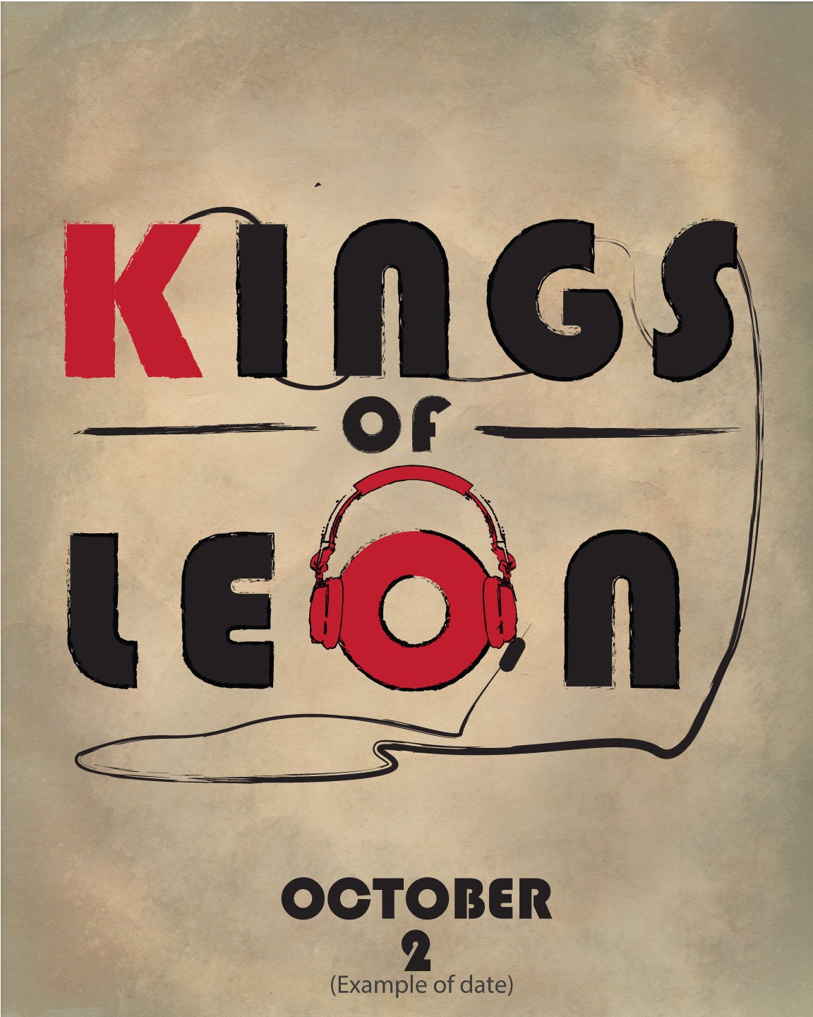 Kings Of Leon Poster Etsy