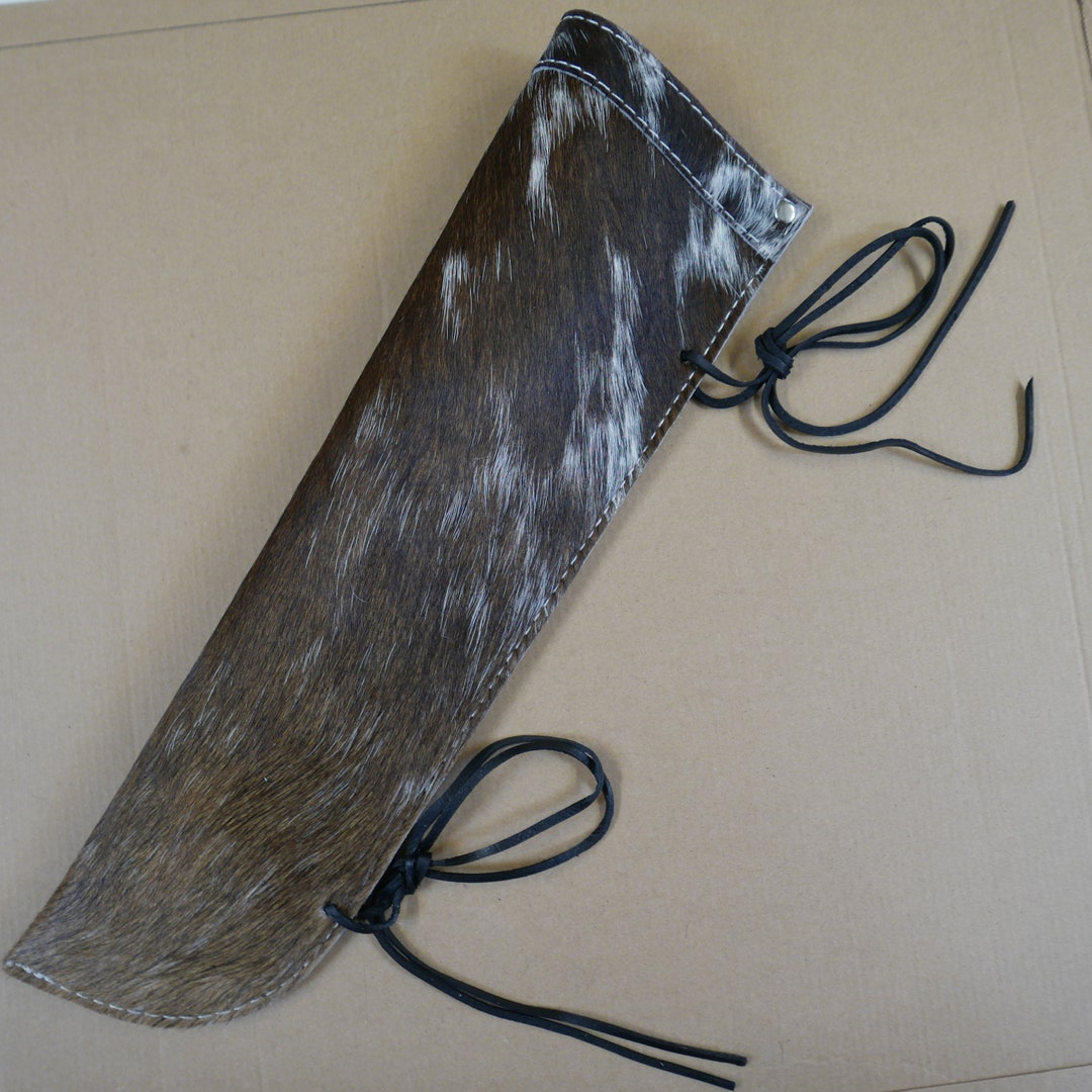 Double Bass Bow Quiver Genuine Cowhide Brown Dappled Etsy