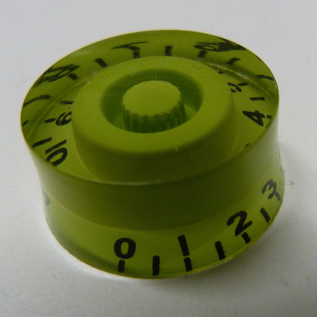 POPKNOB Gibson / Epiphone Style Guitar or Bass Speed Knob in LIME