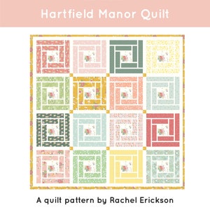Hartfield Manor Modern Quilt Pattern by Citrus and Mint Designs PDF ...