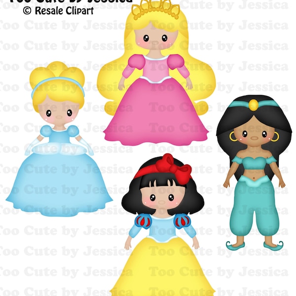 Cutting File/Paper Piecing Download - Pretty Princess Dress Up