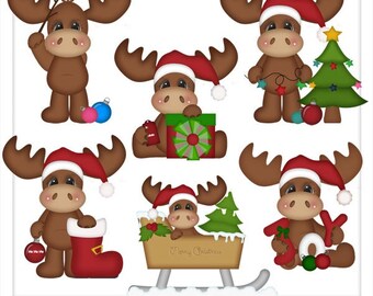 DIGITAL SCRAPBOOKING CLIPART - Mike's Christmas