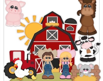 DIGITAL SCRAPBOOKING CLIPART - Farm Livin