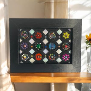 Mosaic Contemporary Whimsy Design, Mosaic Art, Home Decor, Mosaic Wall Hanging