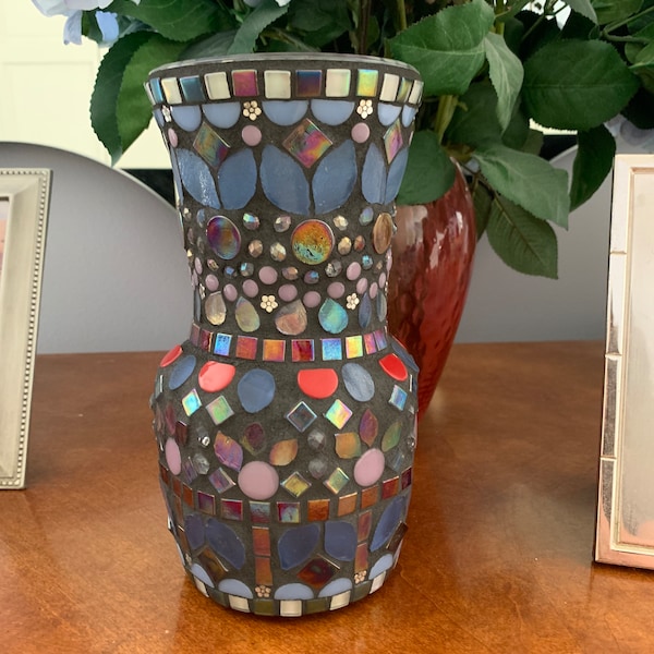 Mosaic Vase Etsy