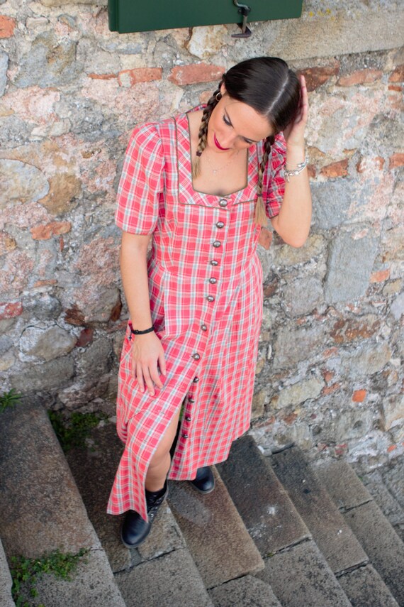 Tyrolean dress made in Salzburg long short sleeve vintage Etsy
