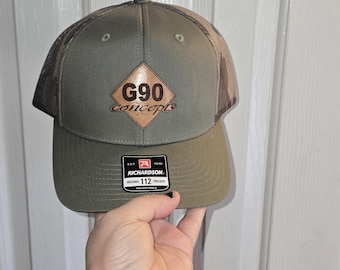 Custom Leather Patch Hat